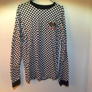 Checkered California Republic Long Sleeve